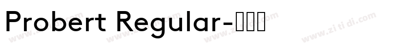 Probert Regular字体转换